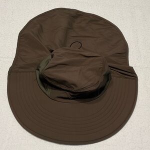 Brown Wide Brim Sun Hat
